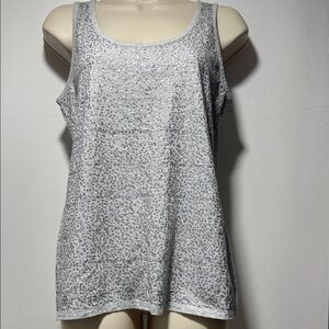 Pure Collection Silver Sparkle Tank Top